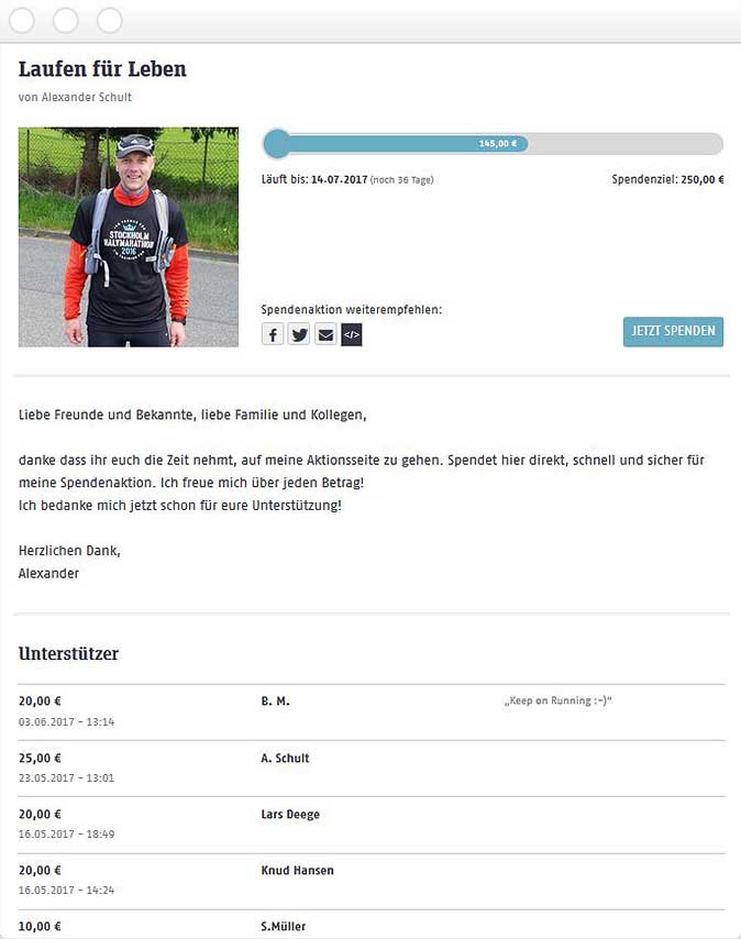Spendenaktion Ärzte ohne Grenzen