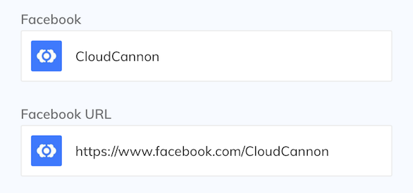 Facebook interface