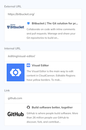 URL interface