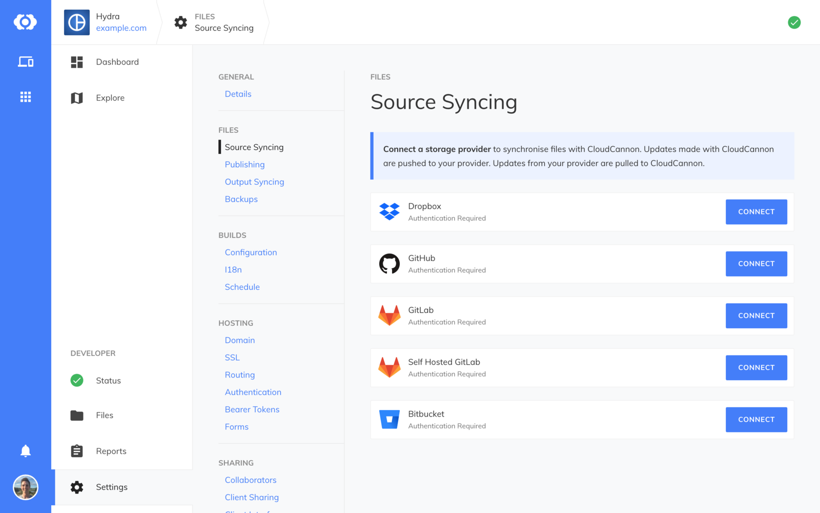 Files Self Hosted GitLab CloudCannon Documentation