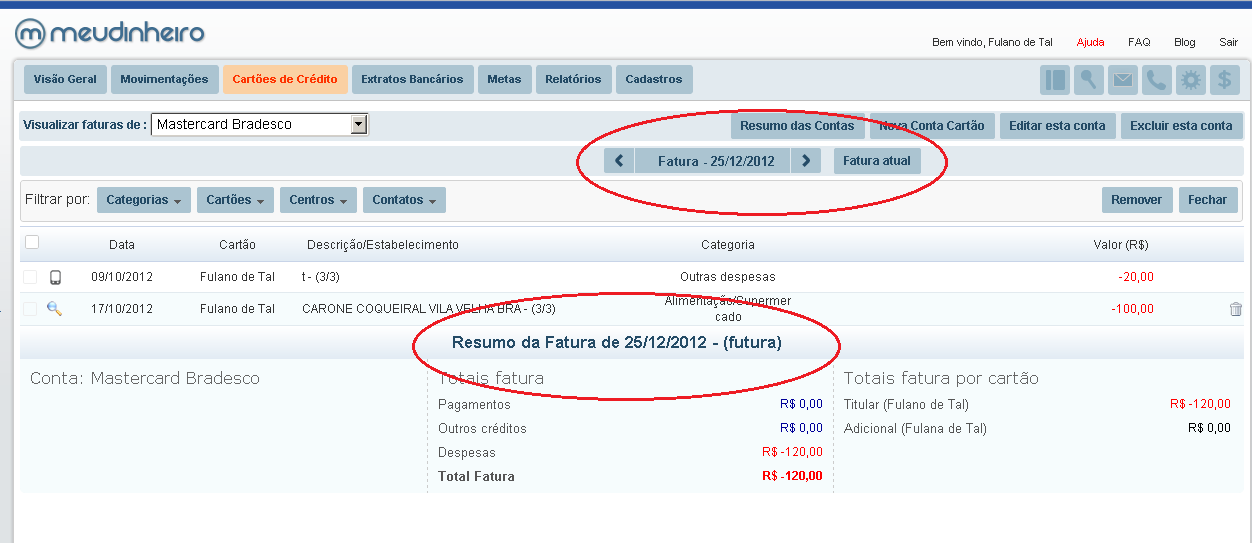 Novidades Meu Dinheiro Web - Novembro/12