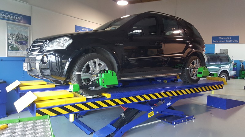 New Hoist and Bosch Wheel Alignment Machine