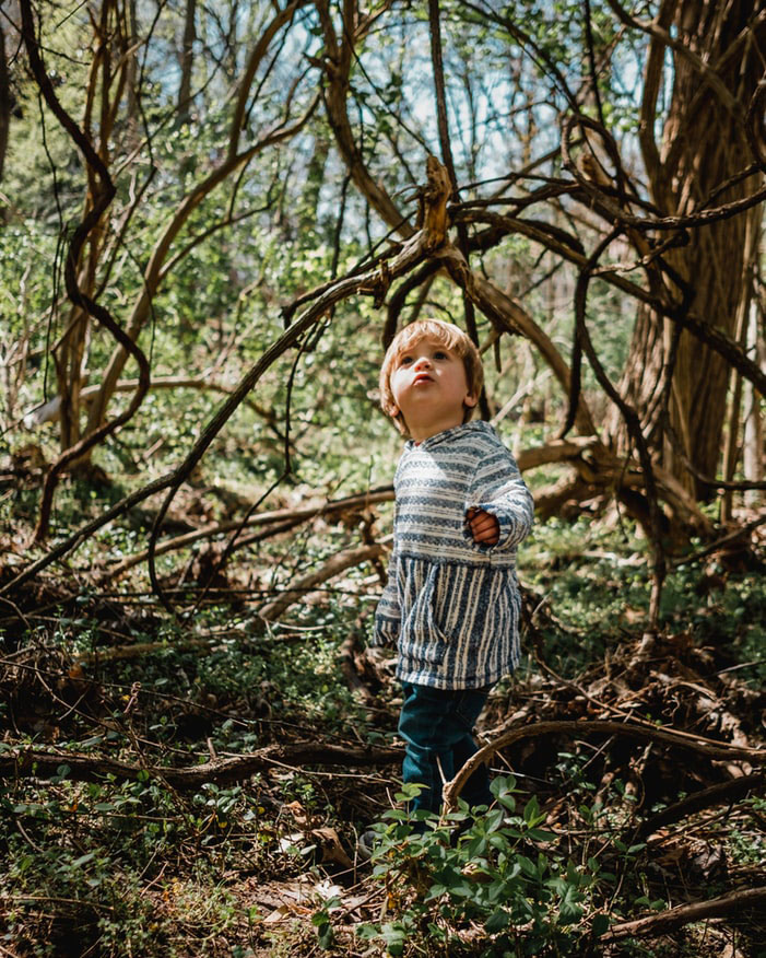 We love the outdoors, it often provokes a natural sense of calm! child-outside-in-nz-bush
