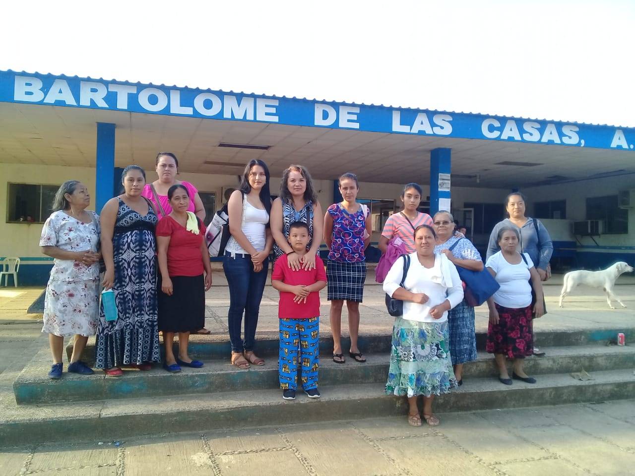 This is the group at the hospital today
