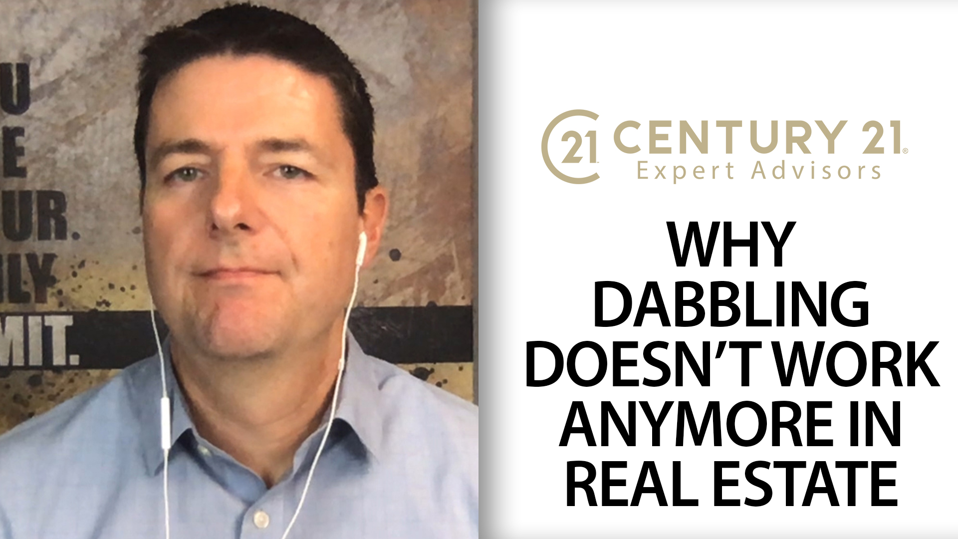 Why Agents Can’t Just Dabble in Real Estate Anymore