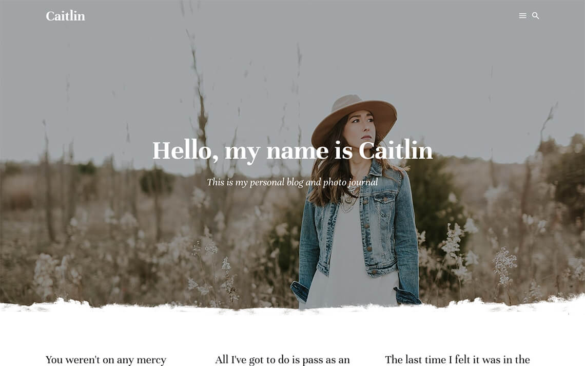 New personal blog theme