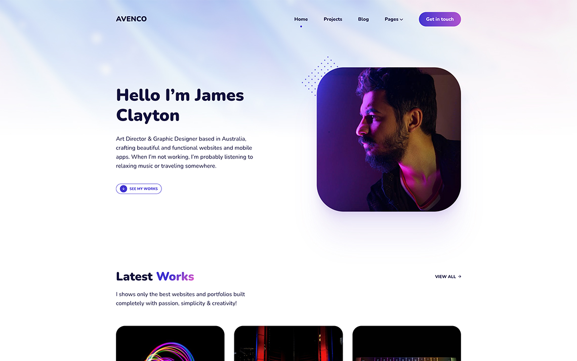 Show your work in a simple yet creative way with Avenco