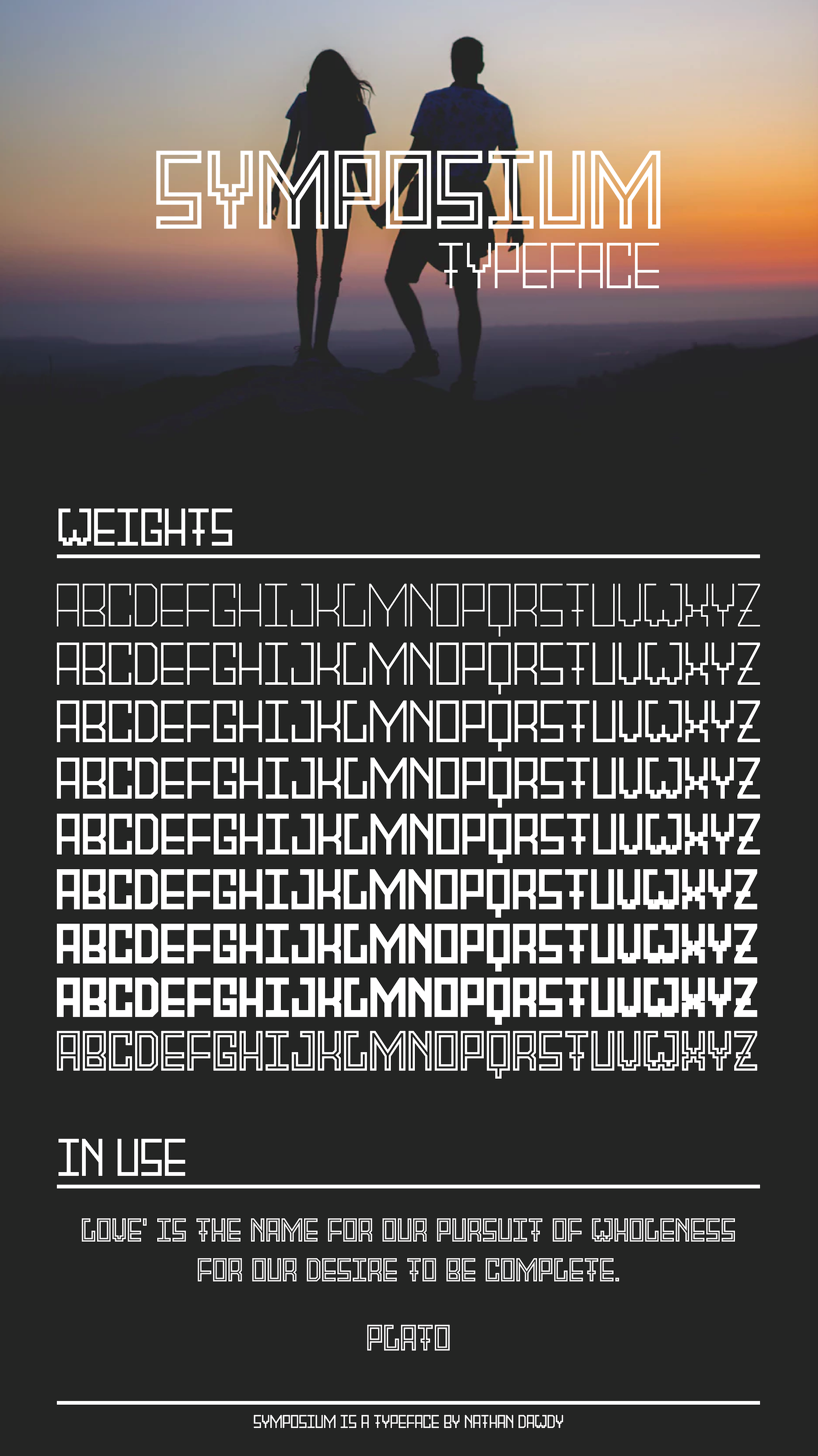 Symposium Typeface