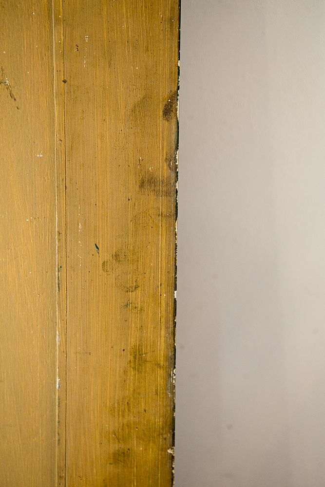 back right of panel