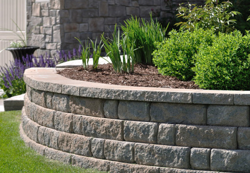 Retaining Wall + Landscaping
