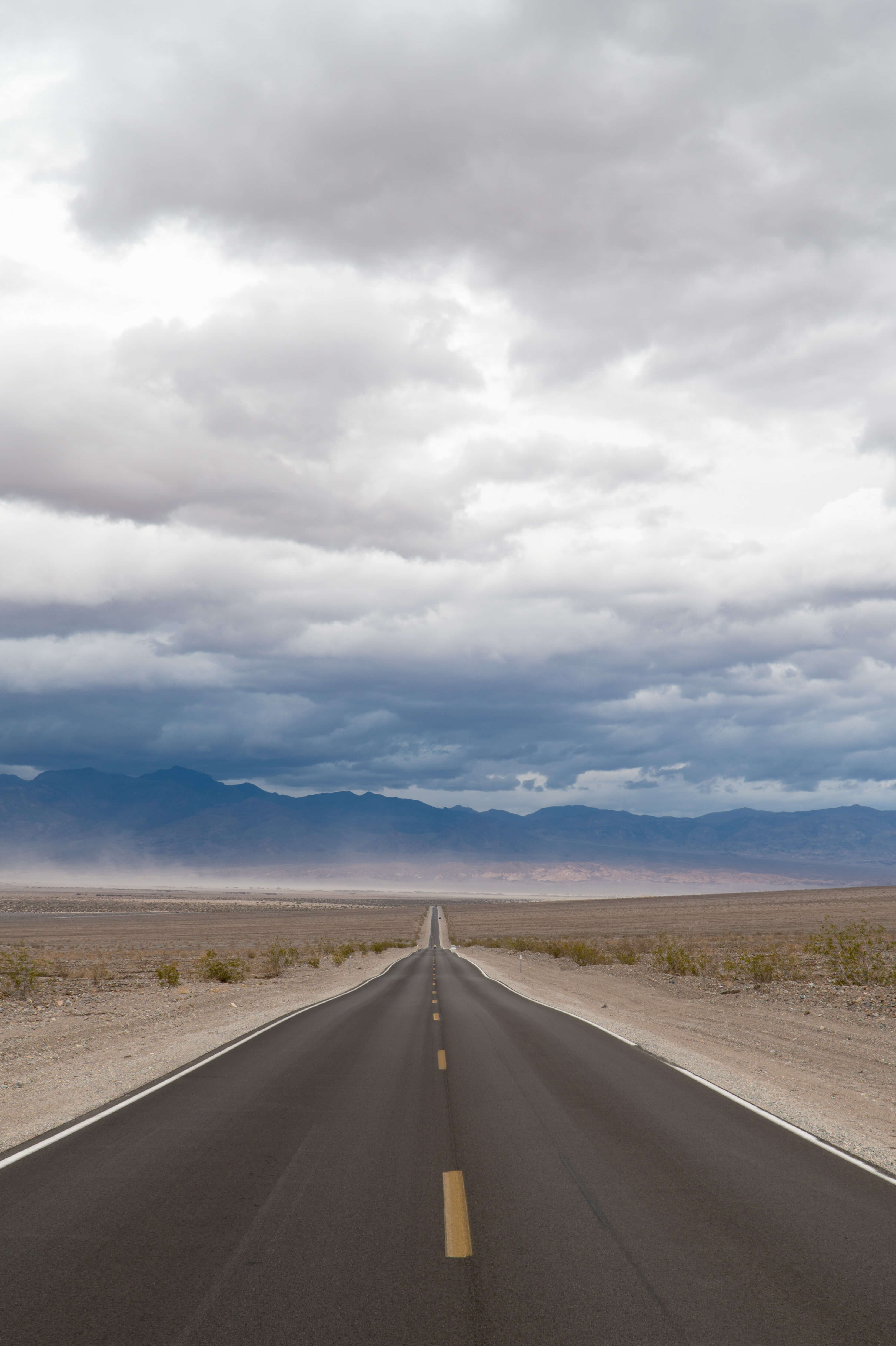 Long roads into the desert