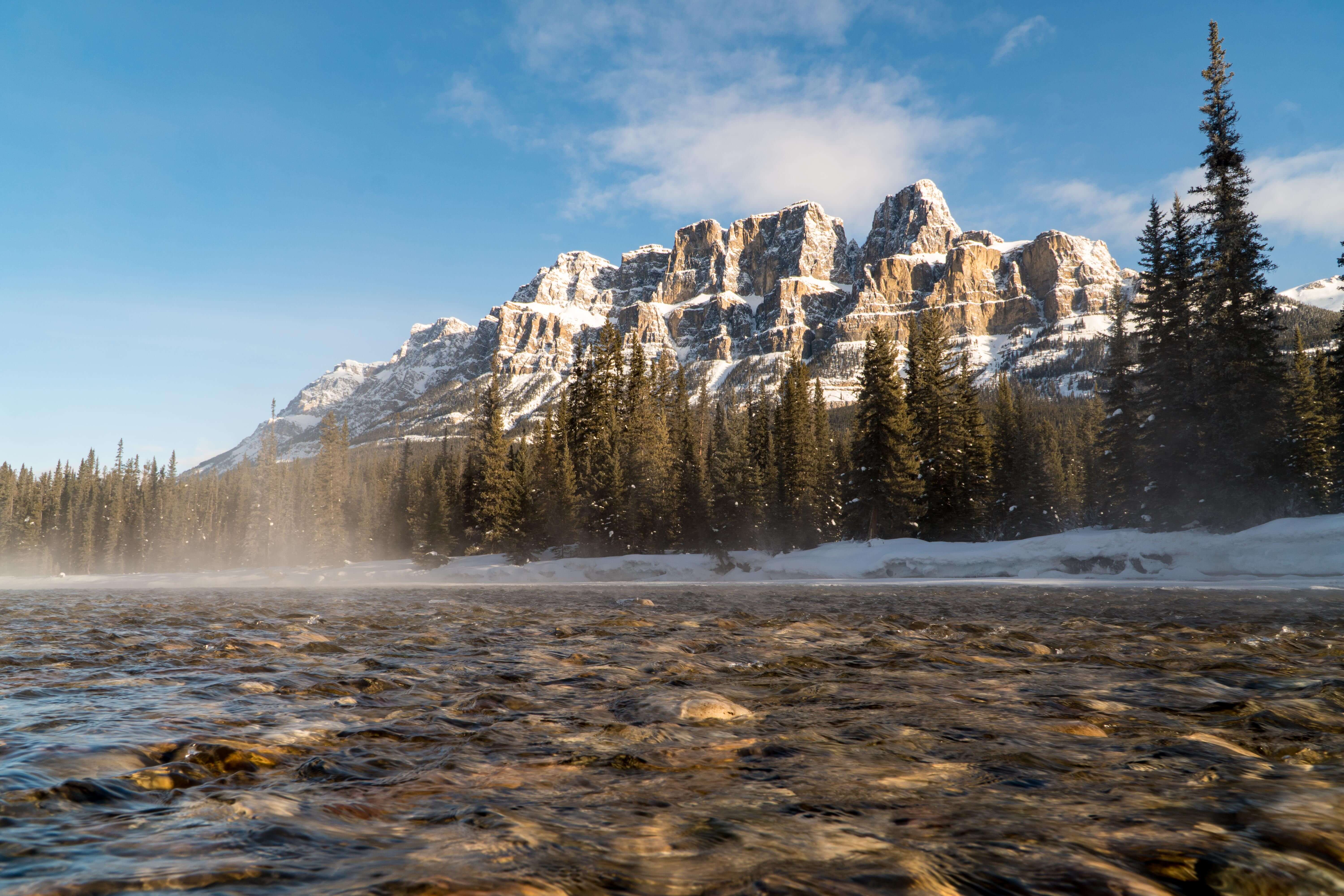 Sunrise at Castle Mountain