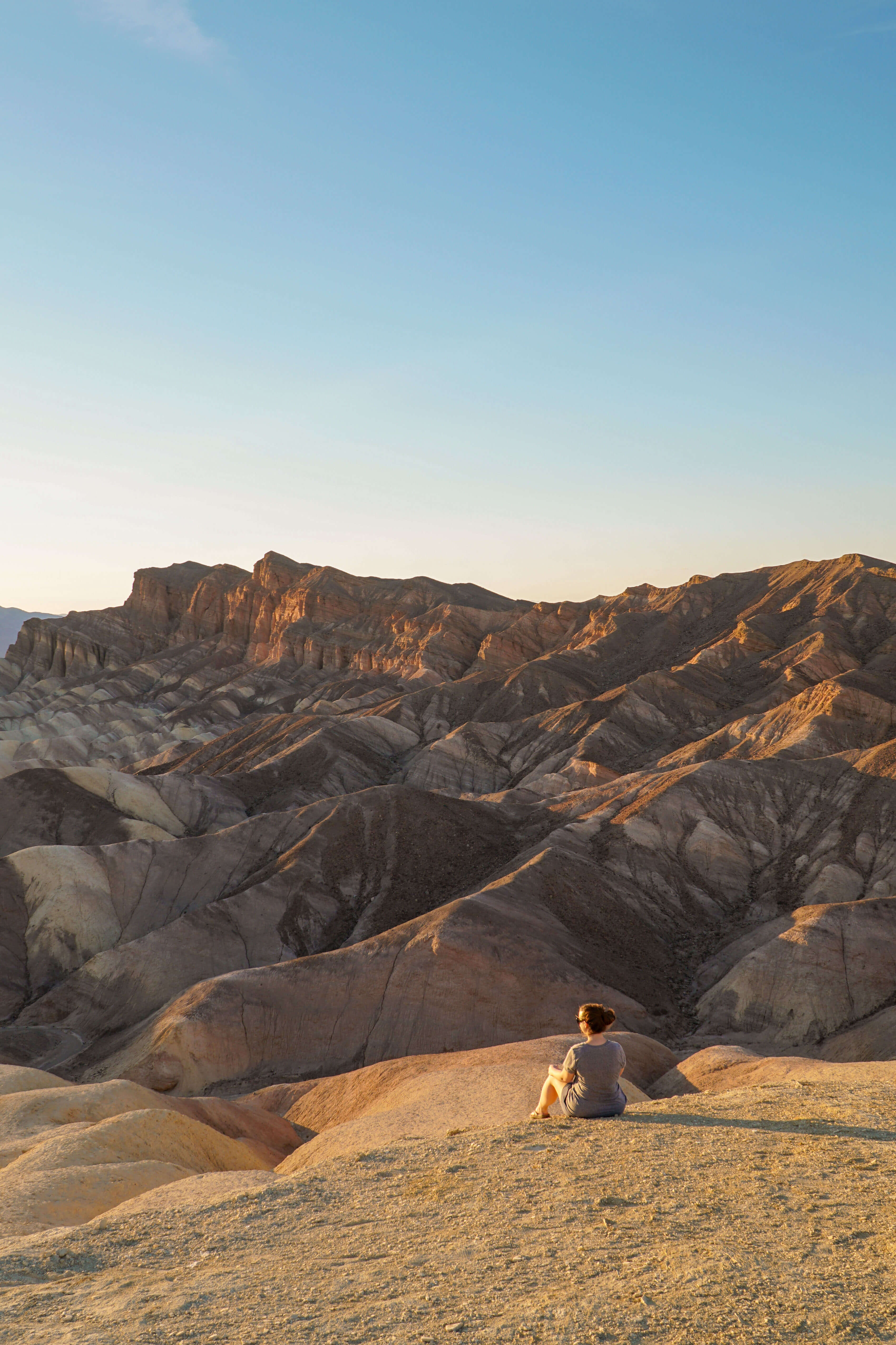 Sunset at Zabriskie Point