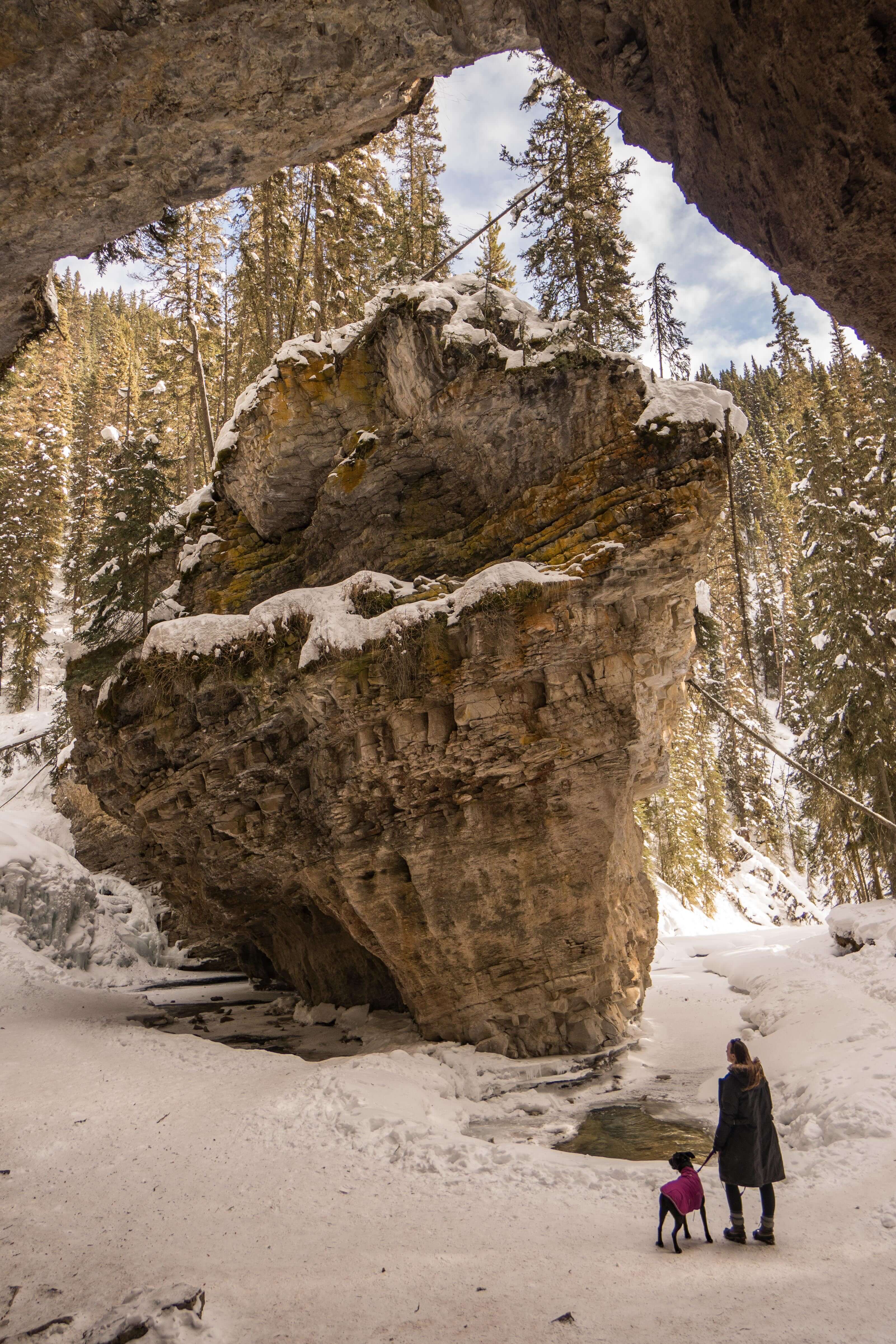 The famous Johnston Canyon