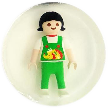 Zeep met meisjespoppetje