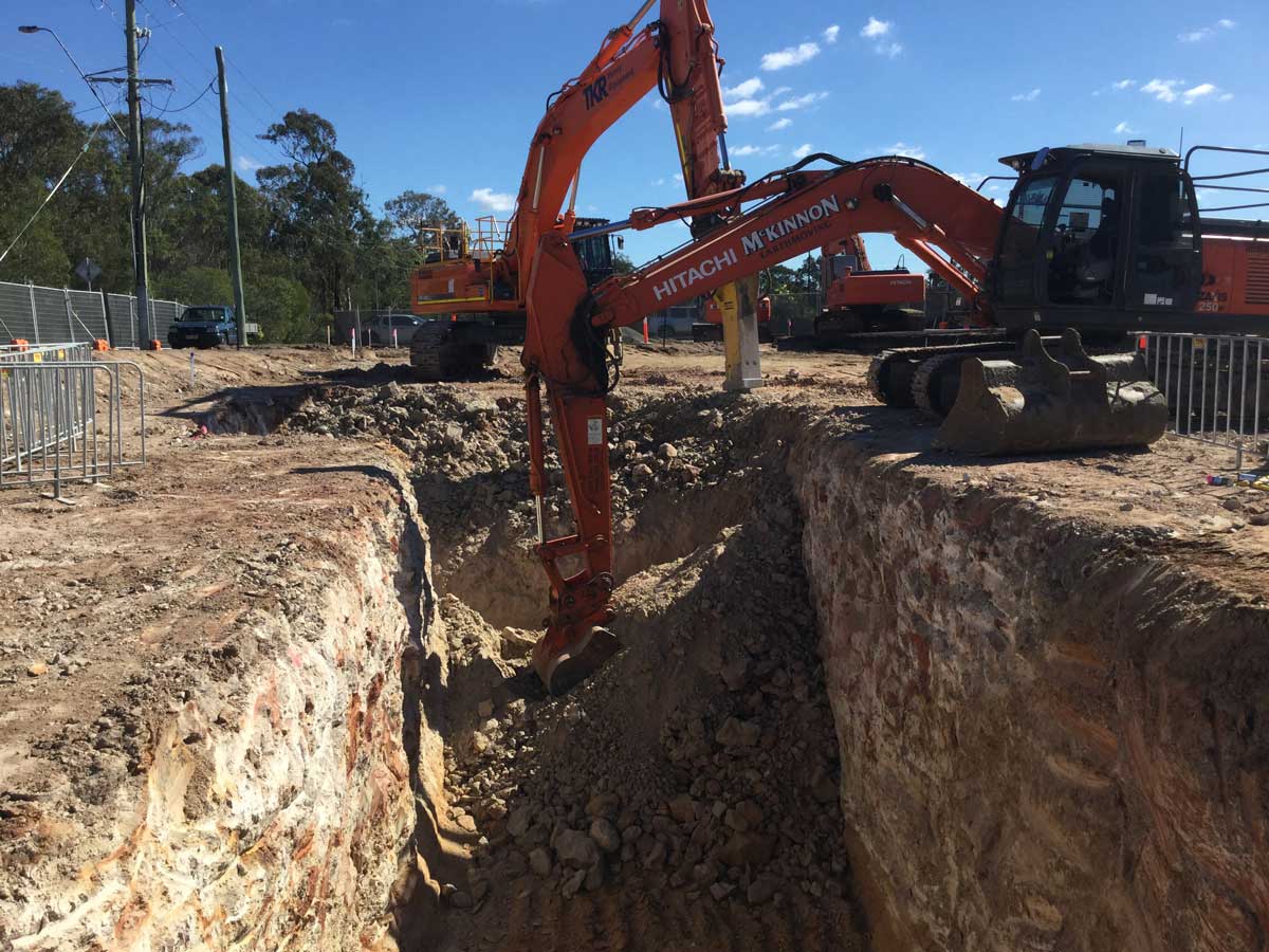 Excavating