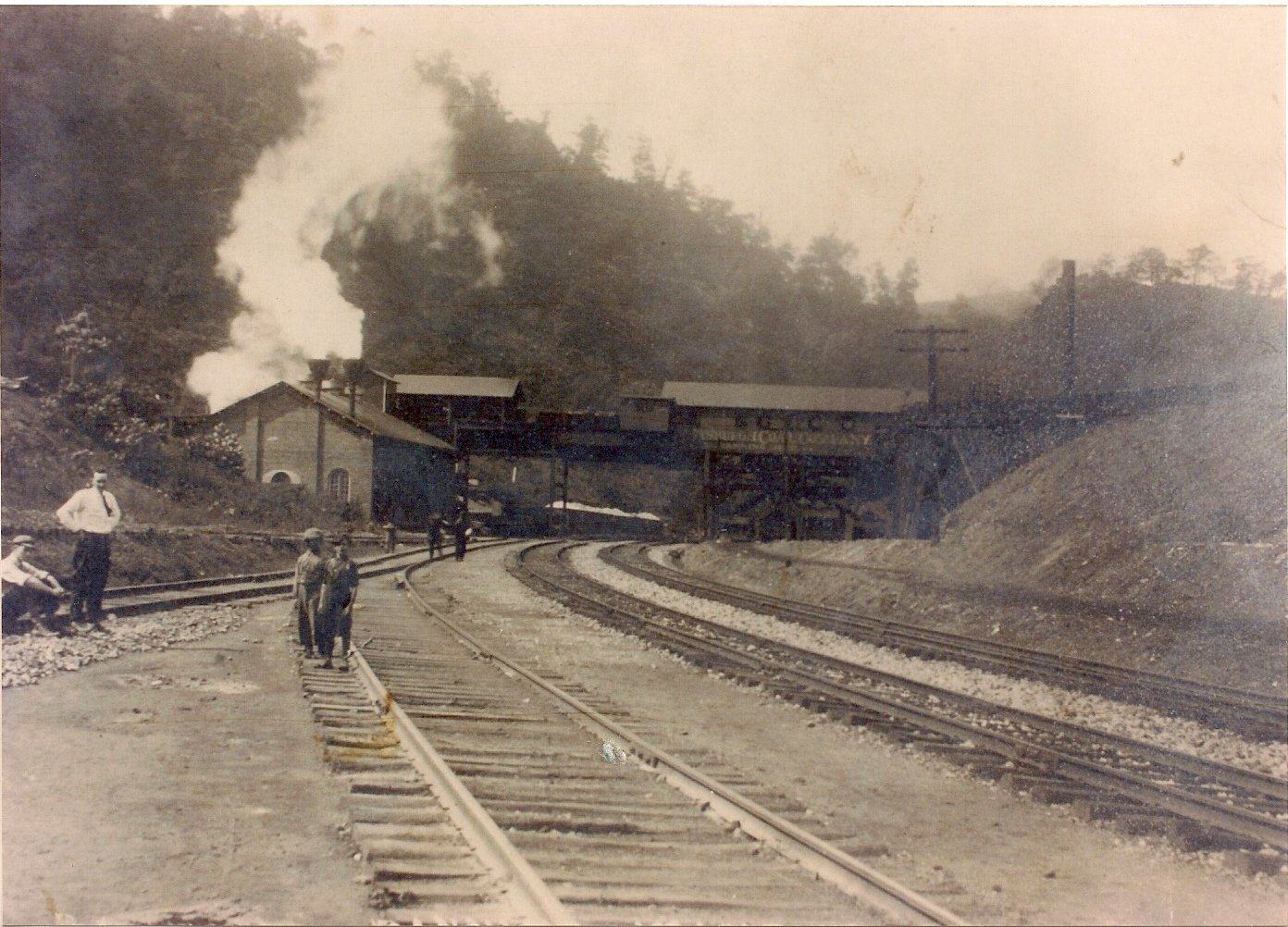 Banning # 2 coal mine in Whitsett, PA circa 1920 (Photo courtesy of the Whitsett Historical Society)