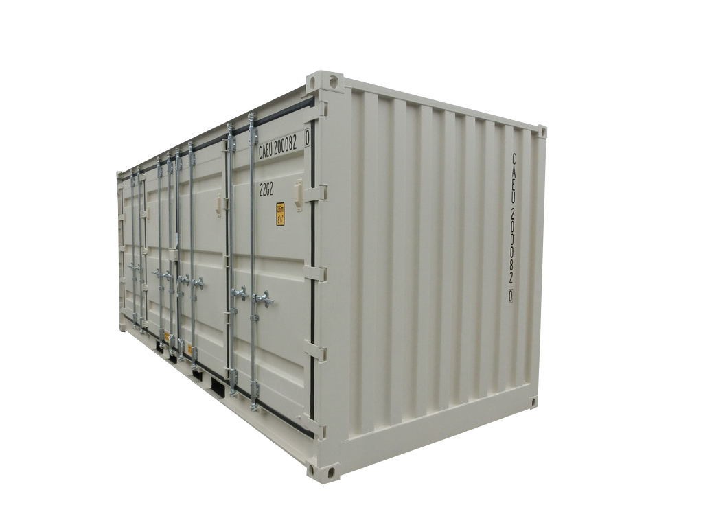 20' Open Side One Trip Container