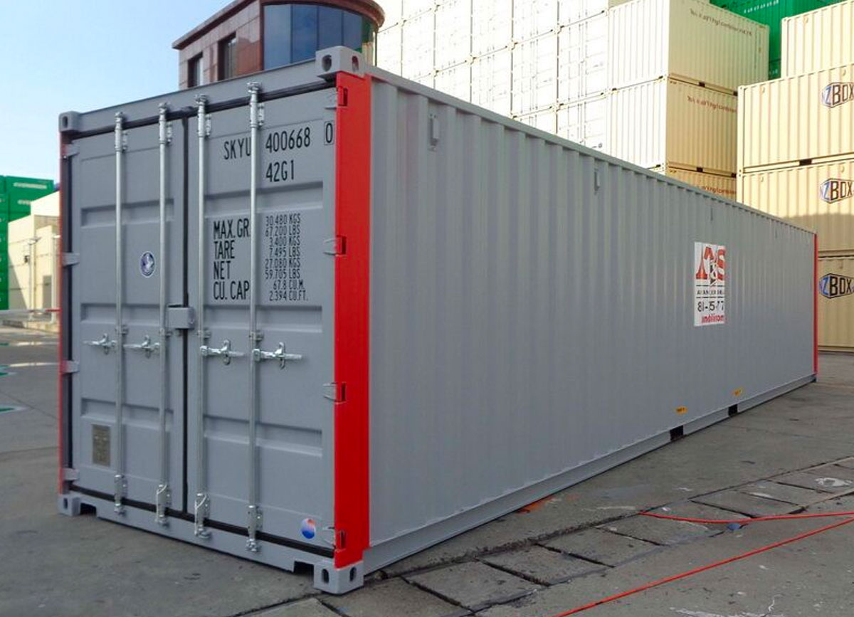 40' Rental Container - Double Door