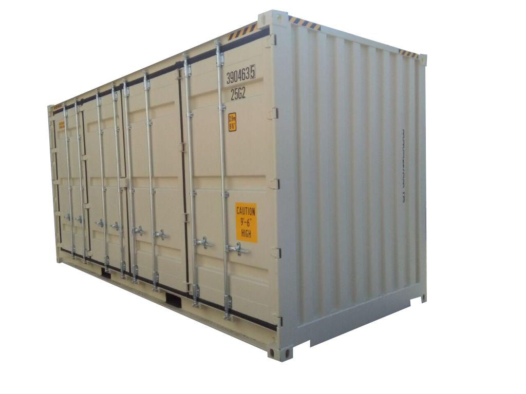 20' High Cube Open Side One Trip Container