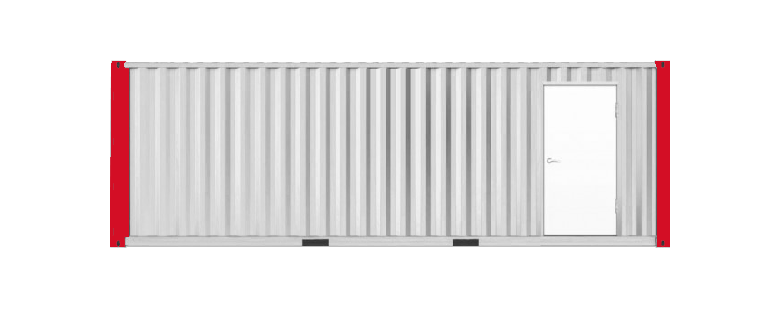 40' Office Storage Combo Container