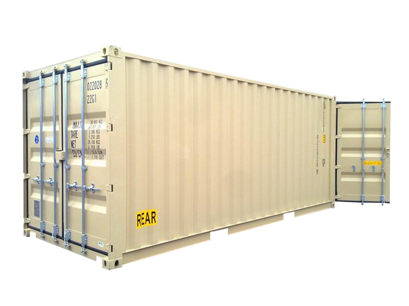 20' High Cube Double Door One Trip Container