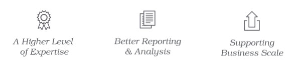 Higher level of expertise graphic