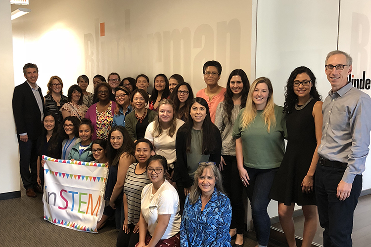 Blinderman hosts inSTEM Mentor Luncheon image
