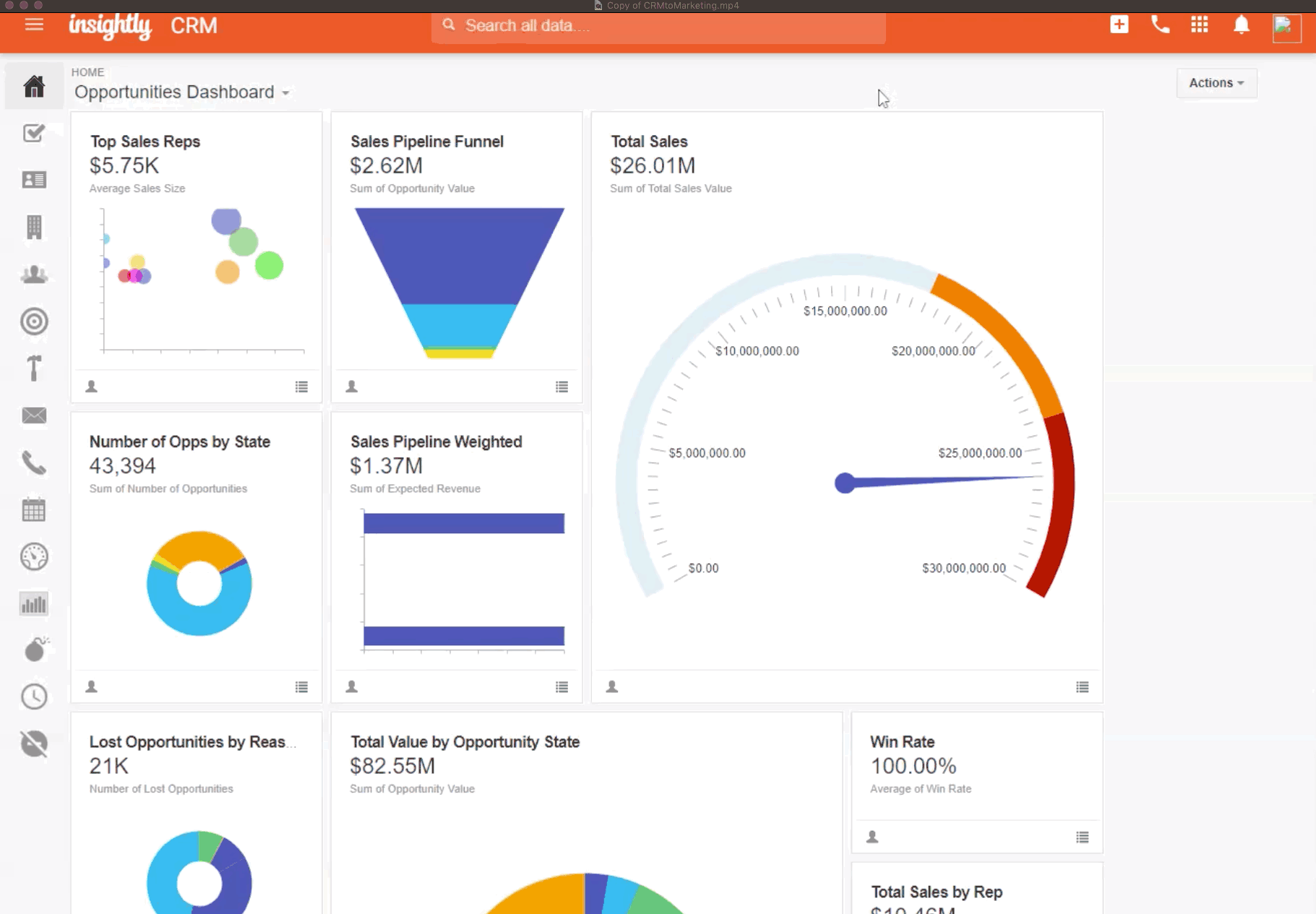 Connecting sales and marketing on a single, unified platform. Insightly Marketing CRM connector