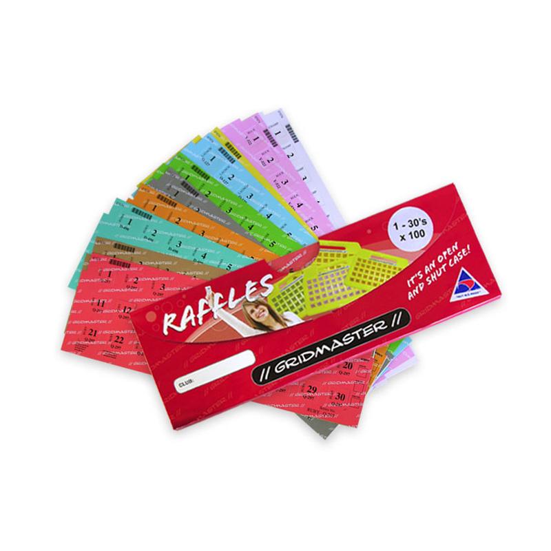 Gridmaster Raffle Tickets 1-30