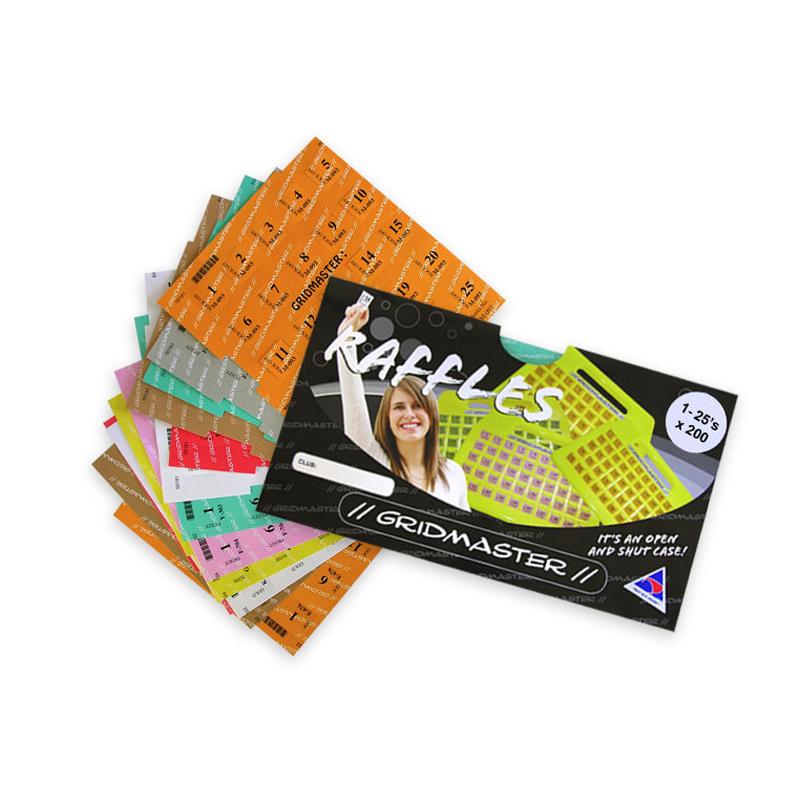 Gridmaster Raffle Tickets 1-25