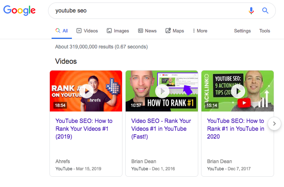 Youtube SEO
