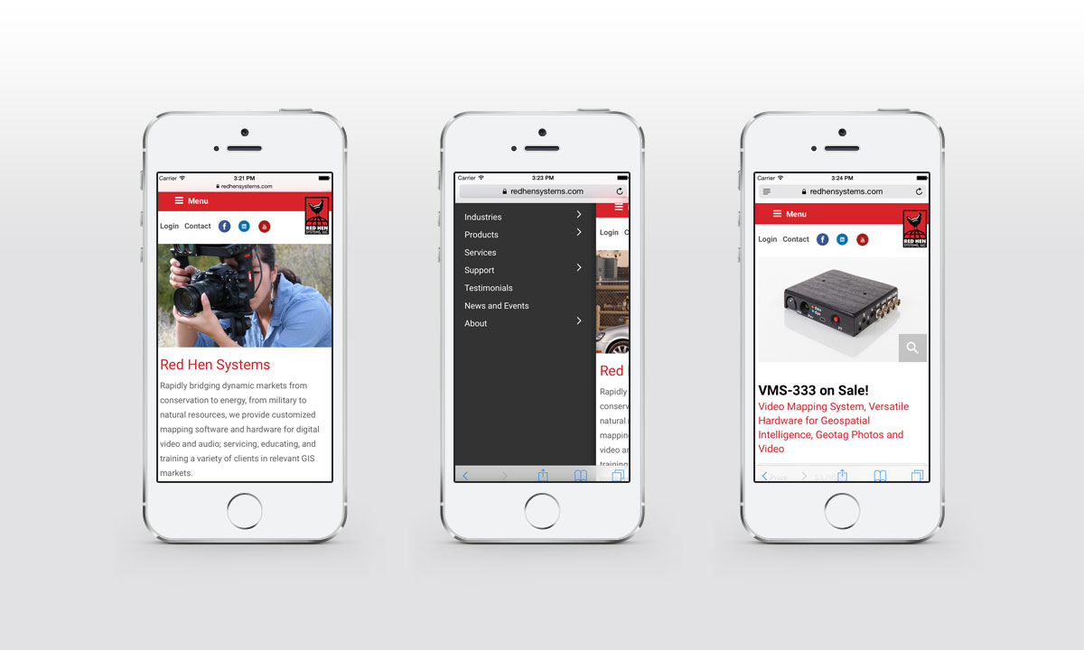 New Mobile Website Screenshots - Red Hen Systems New Mobile Website Screenshots - Red Hen Systems