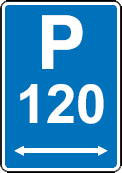 P120 Parking Sign