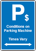Metered Parking Sign