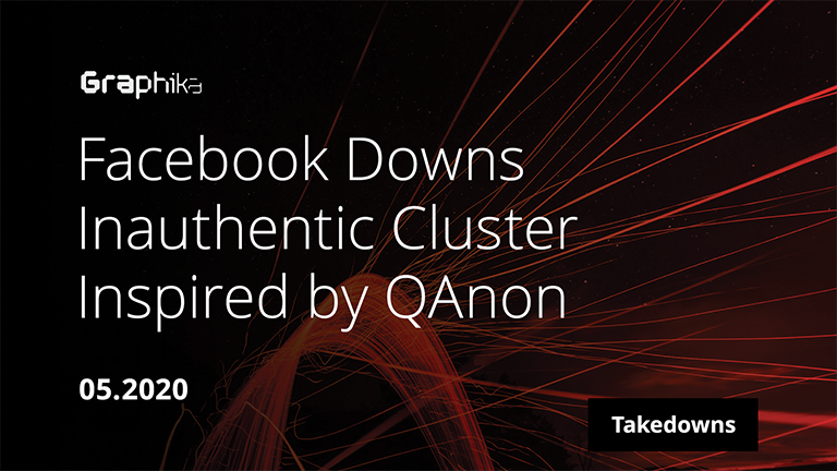 Facebook Downs Inauthentic Cluster Inspired by QAnon image